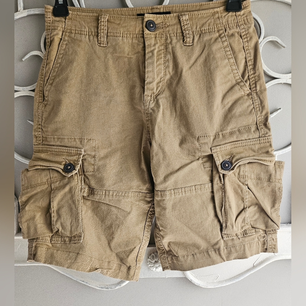 Euc mens aeropostle khaki cargo shorts